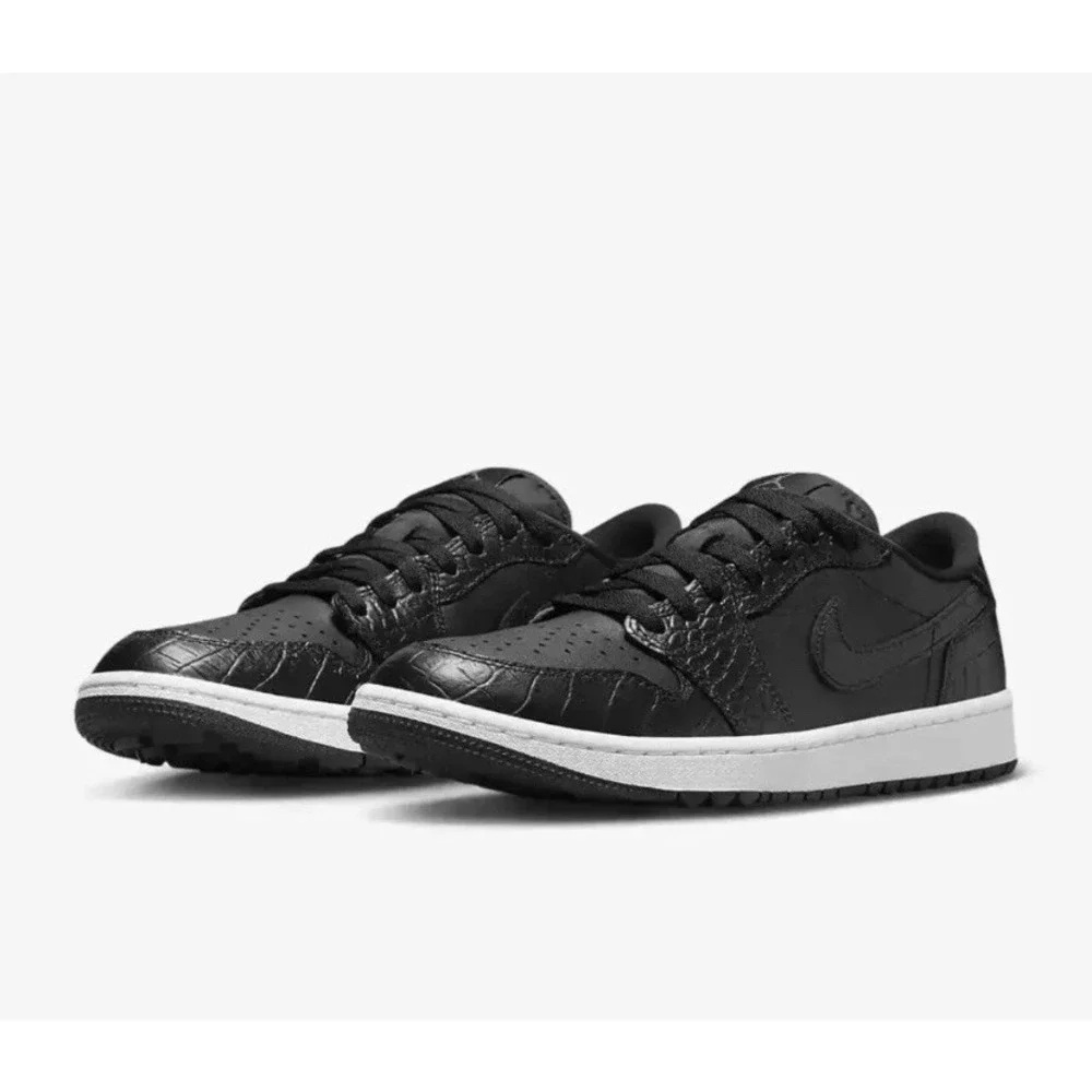 Nike Air Jordan 1 Low Golf Shoes Black Men's Size 4.5 NEW Women's 6
